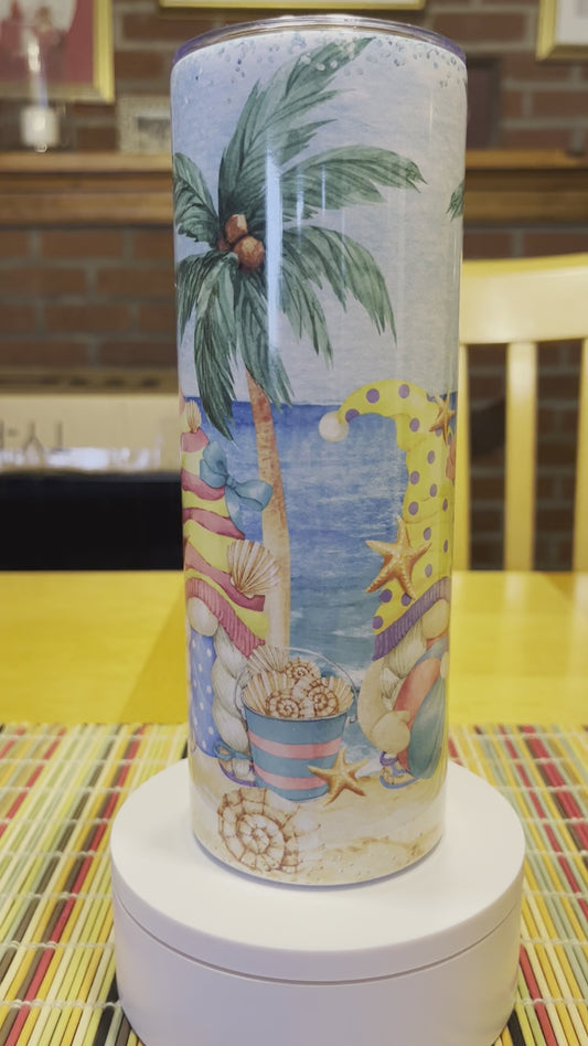 20 0z Beach Gnome Tumbler